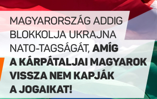 A NATO és Ukrajna közeledését blokkoló vétóját Magyarország akkor oldja fel, ha a ká…