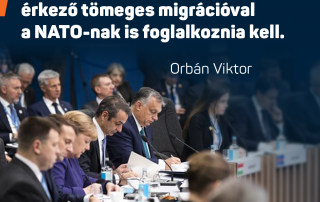 A NATO először mondta ki, hogy a délről érkező tömeges migráció biztonsági kihívást …