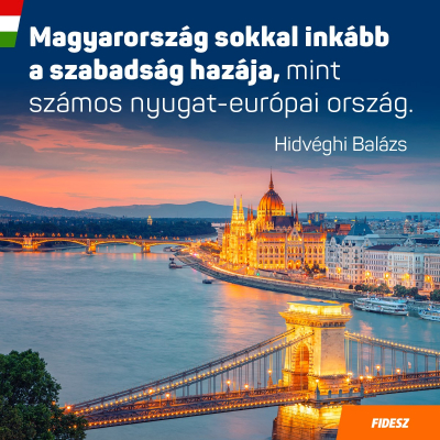 Magyarország sokkal inkább a szabadság hazája, mint számos nyugat-európai ország.