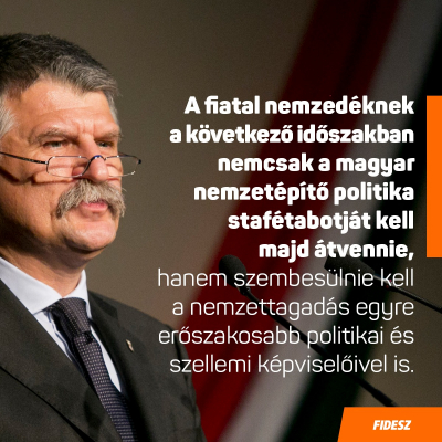 A fiatal nemzedéknek a következő időszakban nemcsak a magyar nemzetépítő politika st…