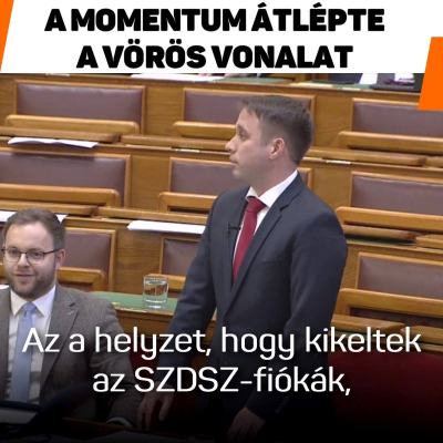 „A Momentum átlépte a vörös vonalat” megtekintése