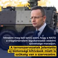 Mindent meg kell tenni azért, hogy a NATO a világtörténelem legsikeresebb védelmi sz…