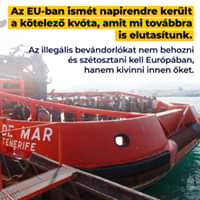 Az EU-ban ismét napirendre került a kötelező kvóta, amit mi továbbra is elutasítunk….