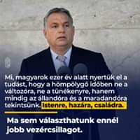 Mi, magyarok ezer év alatt nyertük el a tudást, hogy a hömpölygő időben ne a változó…