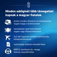 Minden eddiginél több támogatást kapnak a magyar fiatalok.