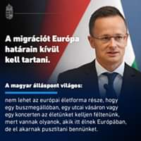 A migrációt Európa határain kívül kell tartani.