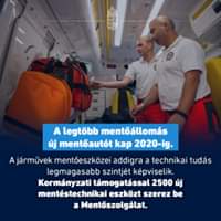 A legtöbb mentőállomás új mentőautót kap 2020-ig. A járművek mentőeszközei addigra a…