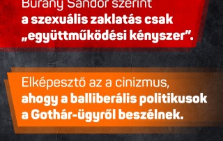 Valljanak színt a balliberális politikusok, hogy kinek az oldalán állnak.