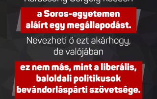 A Karácsony Gergely főpolgármester által a Soros-egyetemen aláírt megállapodás nem m…