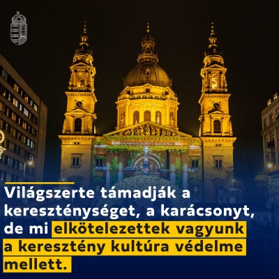 Elkötelezettek vagyunk a keresztény kultúra védelme mellett.