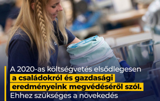 A magyar családok gyarapodásának záloga eddigi gazdasági eredményeink megvédése a jö…