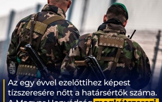 Az egy évvel ezelőttihez képest tízszeresére nőtt a határsértők száma a déli határon…