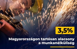 2010 óta harmadára csökkent hazánkban a munkanélküliség.