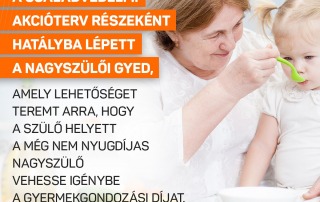 A nagyszülői gyermekgondozási díjra (gyed) 1,3 milliárd forint áll rendelkezésre a 2…