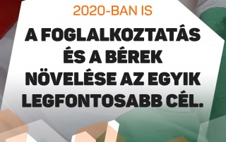 A foglalkoztatás és a bérek növelése idén is a kormány legfontosabb céljai közé tart…