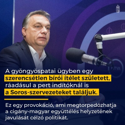 A gyöngyöspatai ügyben egy szerencsétlen bírói ítélet született, ráadásul a pert ind…