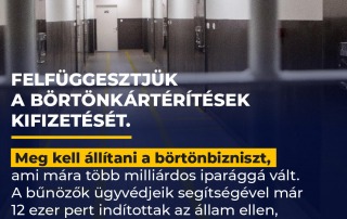 Megjelent a kormányhatározat: felfüggesztjük a börtönkártérítések kifizetését.