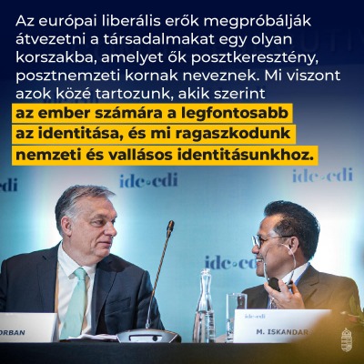 Az ember számára a legfontosabb az identitása, és mi ragaszkodunk nemzeti és valláso…