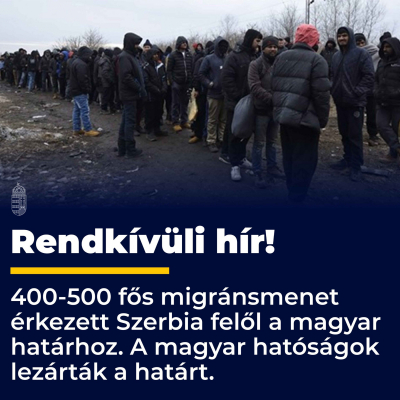 Rendkívüli hír!